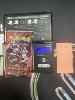 22.46g VERY HEAVY Destined Rivals Pokemon Sealed Booster Pack New SIR/HRU - Image 1