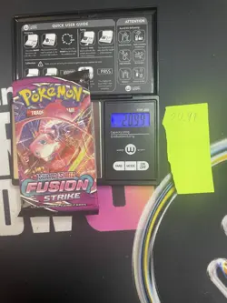 20.99g VERY HEAVY Fusion Strike Pokemon Sealed Booster Pack New SIR/HRU - Image 1