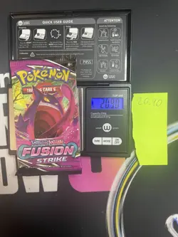 20.90g VERY HEAVY Fusion Strike Pokemon Sealed Booster Pack New SIR/HRU - Image 1