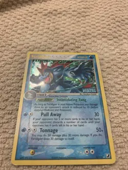 Pokemon TCG Feraligatr 4/115 EX Unseen Forces Reverse Holo - Image 1