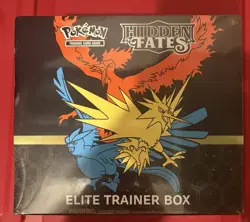 2019 Pokemon - Sun & Moon Hidden Fates - Elite Trainer Box ETB (FACTORY SEALED) - Image 1