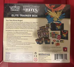 2019 Pokemon - Sun & Moon Hidden Fates - Elite Trainer Box ETB (FACTORY SEALED) - Image 3