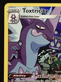 Toxtricity - GG09/GG70 - Holo Rare Crown Zenith Pokemon NM 2023 - Image 3