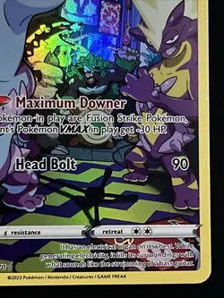 Toxtricity - GG09/GG70 - Holo Rare Crown Zenith Pokemon NM 2023 - Image 5