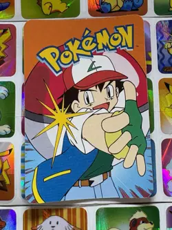 Pokemon 151 Vintage Pocket Monsters Vending HOLO Prism Sticker 2000 Nintendo - Image 5