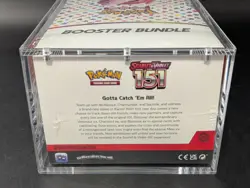 Pokemon 151 SV3.5 Booster Bundle Display Factory Sealed Case W/Acrylic Case - Image 3