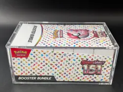 Pokemon 151 SV3.5 Booster Bundle Display Factory Sealed Case W/Acrylic Case - Image 4