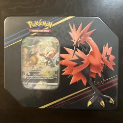 Pokemon TCG: Crown Zenith Tin (Galarian Zapdos) Brand New - Sealed - Image 1