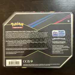 Pokemon TCG: Crown Zenith Tin (Galarian Zapdos) Brand New - Sealed - Image 2
