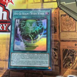 Ryu-Ge Realm - Wyrm Winds - Super Rare 1st Edition CRBR-EN039 - YuGiOh - Image 1
