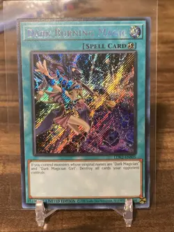 Yugioh Dark Burning Magic LDK2-ENS05 Secret Rare Limited Edition NM - Image 1