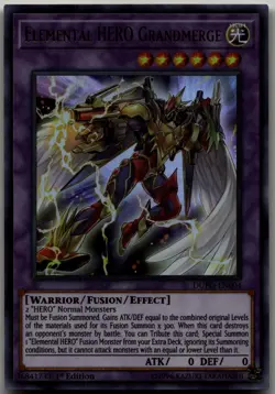 Elemental HERO Grandmerge Ultra Rare Duel Power DUPO-EN004 LP - Image 1