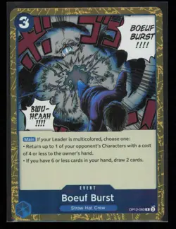 Boeuf Burst OP12-060 One Piece Legacy of the Master Rare Near Mint - Image 1