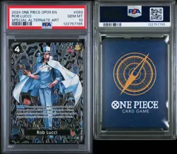 PSA 10 Rob Lucci SP OP05-093 One Piece Emperors New World Alt Art OP09 Gem Mint - Image 3