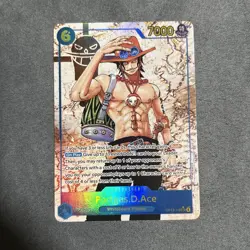 Portgas D Ace (Alt Art) Foil Parallel One Piece Carry On His Will OP13-119 SEC - Image 1