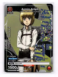 Armin Arlelt Alternate Art - UEPR /AOT-1-075 NM - Union Arena - Image 1