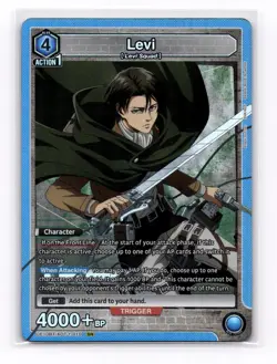 Levi SR - UE10BT/AOT-1-010 : Union Arena Attack on Titan Foil Levi Squad - Image 1