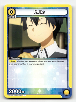 Union Arena Kirito (001) - UE07BT: Sword Art Online - Image 1