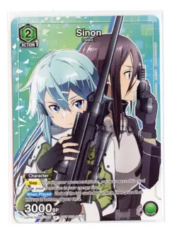 Sinon U Regular Sword Art Online Union Arena Promotion Cards UEPR/SAO-1-089 NM - Image 1