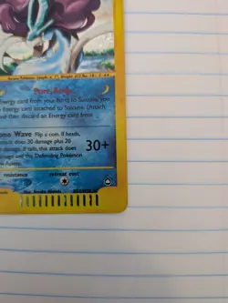 Suicune H25/H32 Aquapolis 2002 Rare Holo e-Series Pokemon Card TCG - Image 4