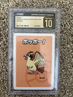 CGC Pristine 10 Pidgey Old Maid Playing Card (Japanese) 2019 - Image 1
