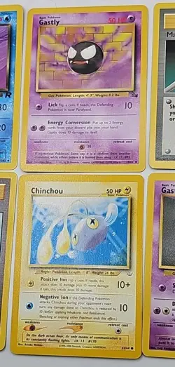 Pokemon TCG - Mixed Lot- 8 Card Lot - WOTC Rockets Base 2 Fossil - Vintage LP-NM - Image 3