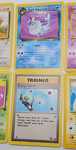 Pokemon TCG - Mixed Lot- 8 Card Lot - WOTC Rockets Base 2 Fossil - Vintage LP-NM - Image 4