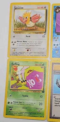 Pokemon TCG - Mixed Lot- 8 Card Lot - WOTC Rockets Base 2 Fossil - Vintage LP-NM - Image 5