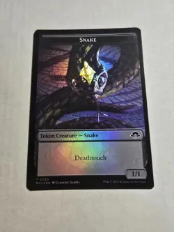 1x Servo & Snake (0020) | FOIL TOKEN | Modern Horizons 3 | MTG Magic Cards - Image 2