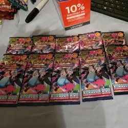 10x Pokemon Booster Pack Lot AUTHENTIC, UNWEIGHED, & SEALED Cards! (indo) - Image 1