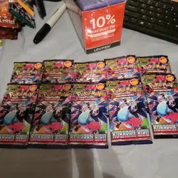 10x Pokemon Booster Pack Lot AUTHENTIC, UNWEIGHED, & SEALED Cards! (indo) - Image 2