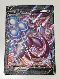 Pokemon Mewtwo v Union Card SWSH161 JUMBO Black Star Promo - Image 1