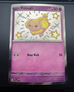 Fidough - SVP069 - Pokemon Scarlet & Violet Promo Ultra Rare Holo Card NM - Image 1