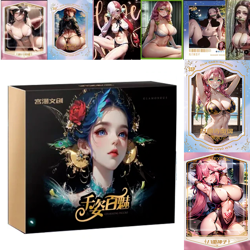 3 X Goddess Story Doujin Anime Waifu Box Charming Figure Trading Card Box 10+1 - Image 1