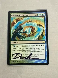 MTG Biomantic Mastery Artist Proof and Signature Signed Scott - Image 1
