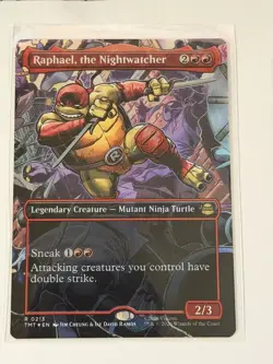 Raphael, the Nightwatcher Borderless Teenage Mutant Ninja Turtles Foil 213 - Image 1