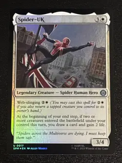 MTG Universes Beyond: Spider-man Spider-UK Foil 0017 NM - Image 1