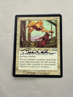 MTG Surprise Deployment Artist Proof and Signature Signed Williams - Image 1
