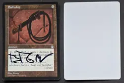 Signed MTG Magic Brom Artist Proof _ Stronghold _ BULLWHIP _ VHTF 1/50! - Image 1