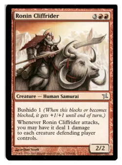 Ronin Cliffrider U Betrayers of Kamigawa 116 LP - Image 1