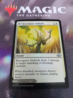 Mtg. 2x Razorgrass Ambush. Foil. Modern Horizons 3. Pack Fresh - Image 1