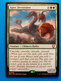 MTG 1x Apex Devastator 220 Commander Modern Horizons 3 Magic the Gathering x1 NM - Image 1