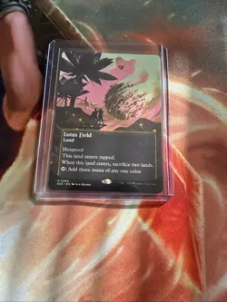 Lotus Field (0068) (Borderless) EOS - NM - In hand! - Image 4