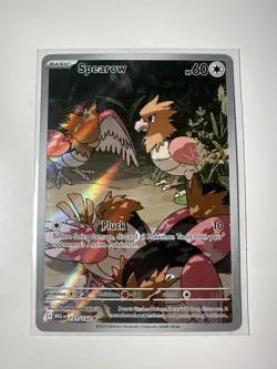 Pokemon TCG Spearow 151/132 Mega Evolution Illustration Rare Near Mint Condition - Image 1