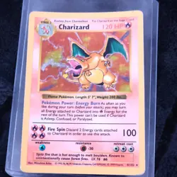 Pokemon Charizard 4/102 Base Set HoloRare(SHADOWLESS)120 HP Wizards of the Coast - Image 1