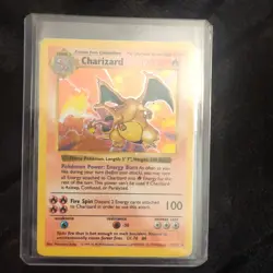 Pokemon Charizard 4/102 Base Set HoloRare(SHADOWLESS)120 HP Wizards of the Coast - Image 5