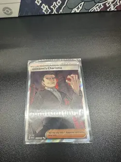 Giovanni's Charisma 197/165 Full Art Pokemon 151 English - Image 1