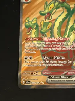 Hydrapple EX 156/142 S&V Stellar Crown Full Art Ultra Rare Pokemon TCG - Image 2