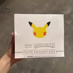2021 Pokemon Celebrations SEALED Elite Trainer Box ETB 25th Anniversary - Image 1