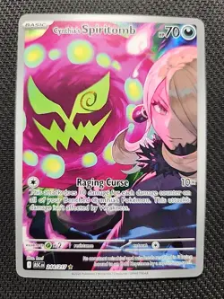 Pokemon TCG Ascended Heroes Cynthia’s Spiritomb 244/217 Illustration Rare NM - Image 1